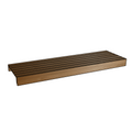 ThermoAspen sauna top bench on a white background